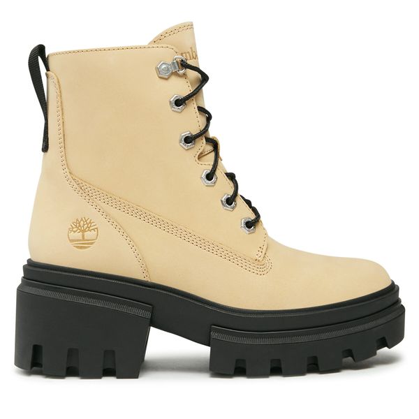 Timberland Čizme Timberland Everleigh 6In Laceup TB0A61PZEF61 Light Yellow Nubuck