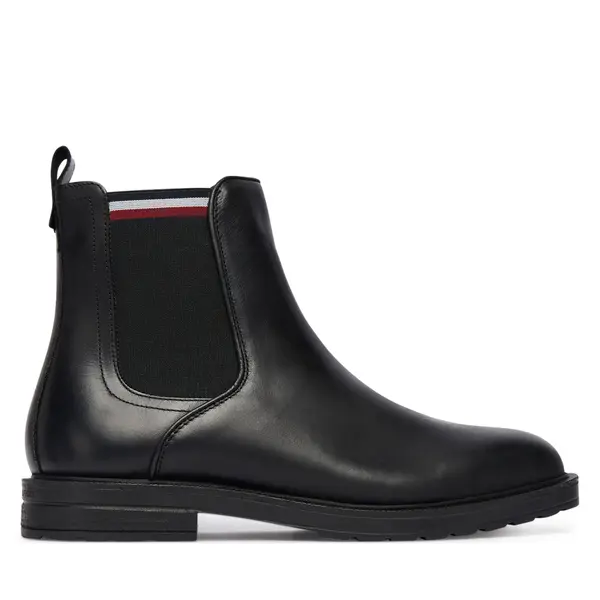 Tommy Hilfiger Čizme Tommy Hilfiger Cleated Hilifger W FM0FM05728 Crna