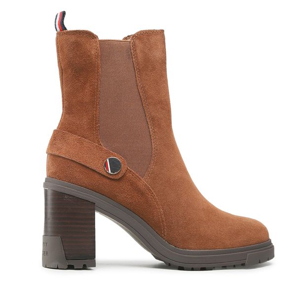 Tommy Hilfiger Čizme Tommy Hilfiger Outdoor High Heel Boot FW0FW06739 Natural Cognac GTU