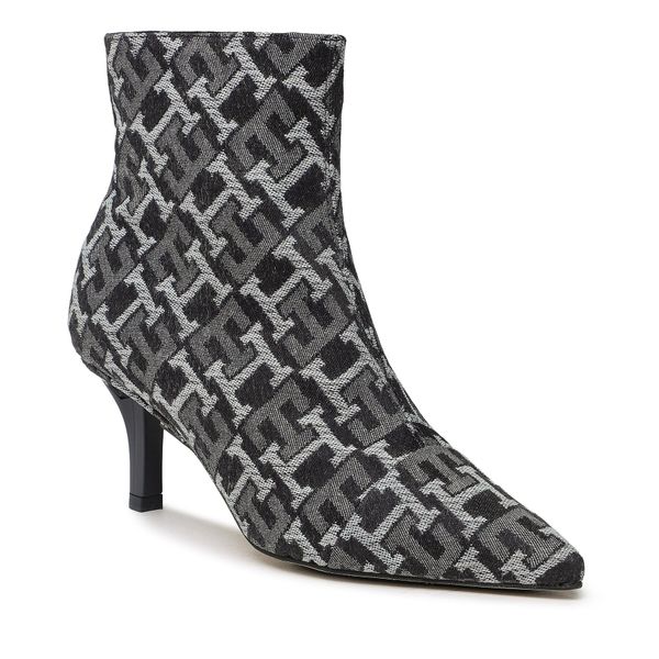 Tommy Hilfiger Čizme Tommy Hilfiger Pointy Heel Boot Denim FW0FW06901 Denim Monogram 0G4