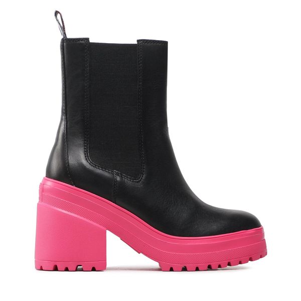 Tommy Jeans Čizme Tommy Jeans Color Outsole EN0EN02160 Black/Jewel Pink 0GK