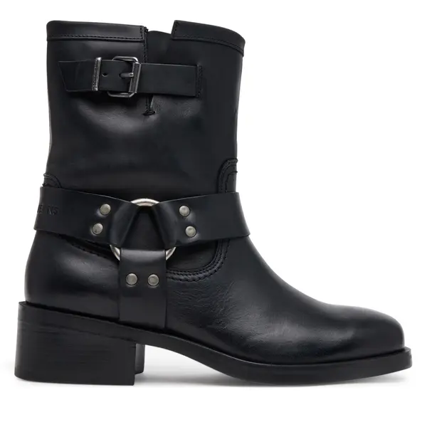 Tommy Jeans Čizme Tommy Jeans Tjw Biker EN0EN02811 Crna