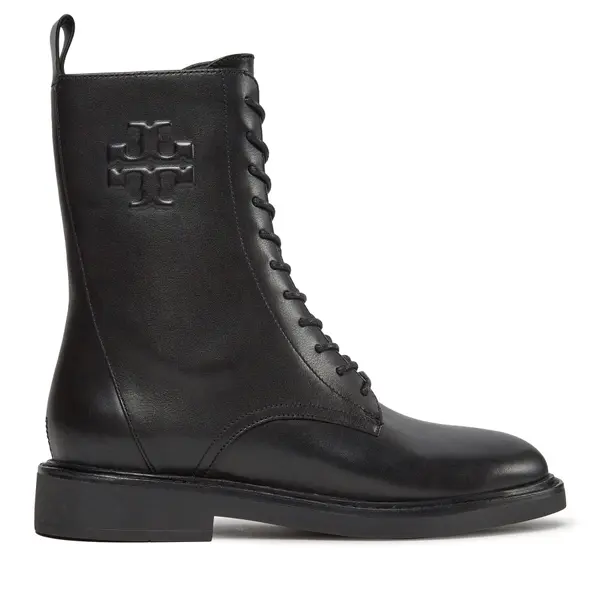 TORY BURCH Čizme Tory Burch Double T Combat Boot 154336 Crna