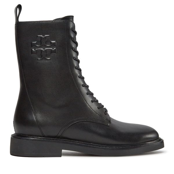 Tory Burch Čizme Tory Burch Double T Combat Boot 154336 Perfect Black 006