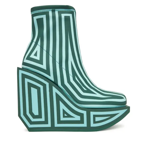 United Nude Čizme United Nude Wa Bootie Hi 1087993382 Zelena