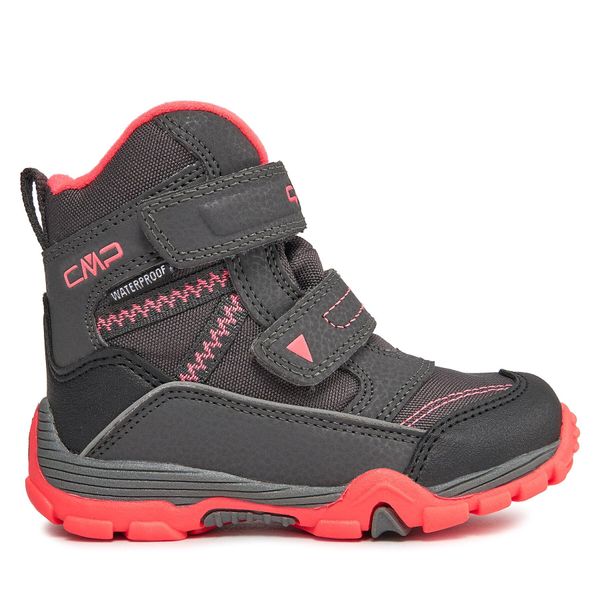 CMP Čizme za snijeg CMP Pyry Snow Boot Wp 38Q4514 Titanio-Red Fluo 30UP
