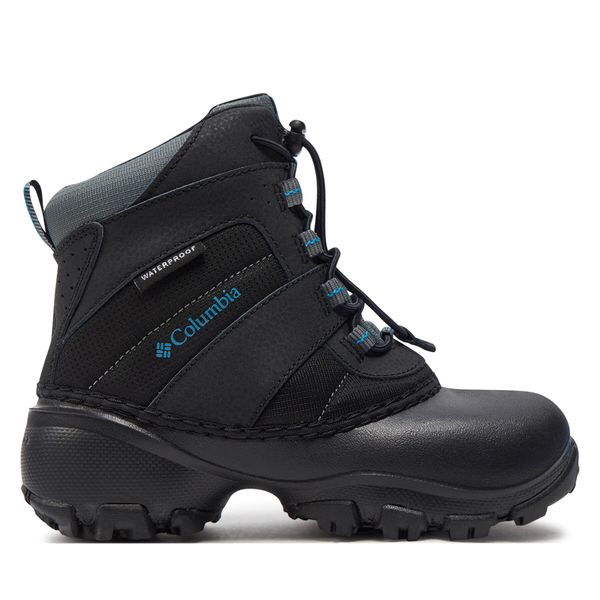 Columbia Čizme za snijeg Columbia Youth Rope Tow III Waterproof BY1322 Black/Dark Compass 010