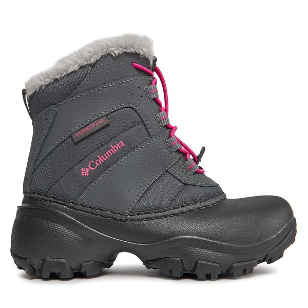 Columbia Čizme za snijeg Columbia Youth Rope Tow™ Iii Waterproof 1637841 Dark Grey/ Haute Pink 089