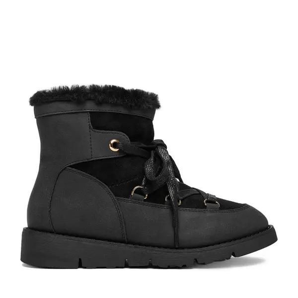 DeeZee Čizme za snijeg DeeZee 17125-1-BLACK PU Crna