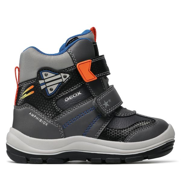 Geox Čizme za snijeg Geox B Flanfil B.B Abx A B163VA 054FU C0062 S Dk Grey/Black