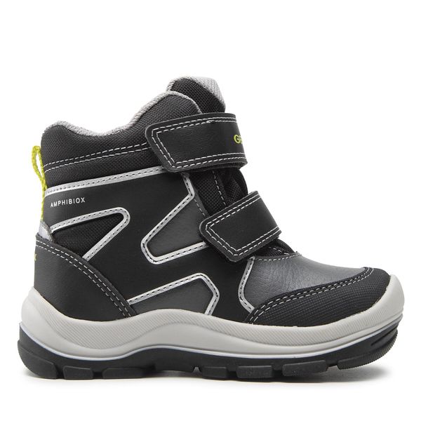Geox Čizme za snijeg Geox B Flanfil B.B Abx D B263VD 0FU54 C0017 S Black/Grey