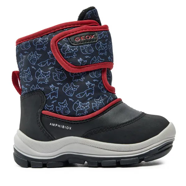 Geox Čizme za snijeg Geox B Flanfil Boy B Abx B263VE 0BCMN C0048 M Crna