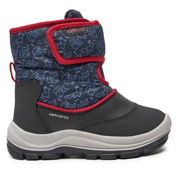 Geox Čizme za snijeg Geox B Flanfil Boy B Abx B263VE 0BCMN C0048 S Crna