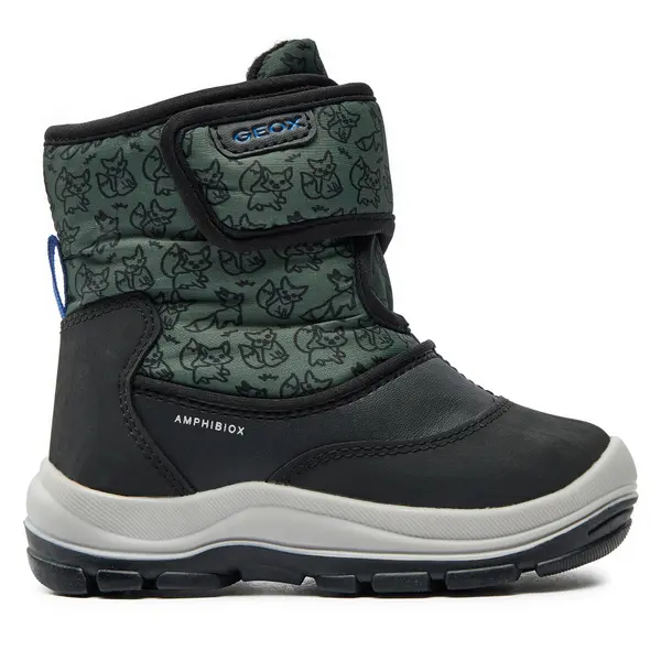 Geox Čizme za snijeg Geox B Flanfil Boy B Abx B263VE 0BCMN C9358 M Crna