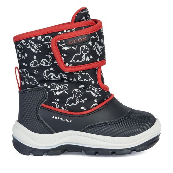 Geox Čizme za snijeg Geox B Flanfil Boy B Abx B263VE 0CEFU C0048 M Black/Red