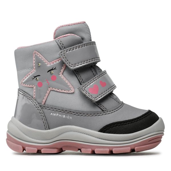 Geox Čizme za snijeg Geox B Flanfil G.B Abx A B163WA A050FU C0502 M Grey/Pink