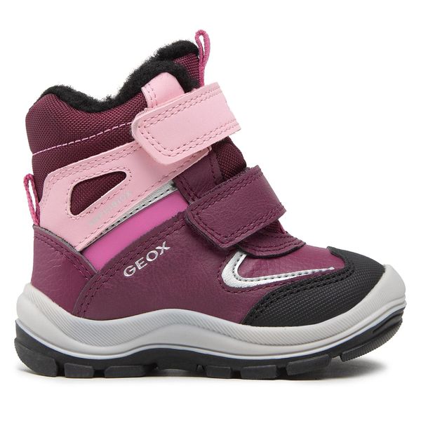 Geox Čizme za snijeg Geox B Flanfil G.B Abx F B263WF 050FU C7DE8 M Burgundy/Pink