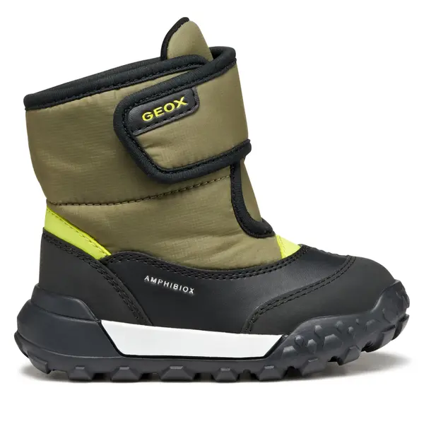 Geox Čizme za snijeg Geox B Trekkyup B Abx B566LA 054FU C3Y7N M Kaki