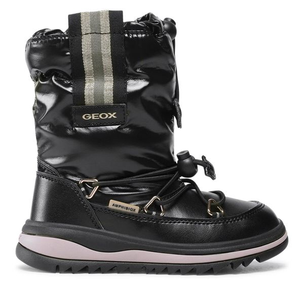 Geox Čizme za snijeg Geox J Adelhide G.Babx E J26EWE 0LVBC C0495 S Black/Gold