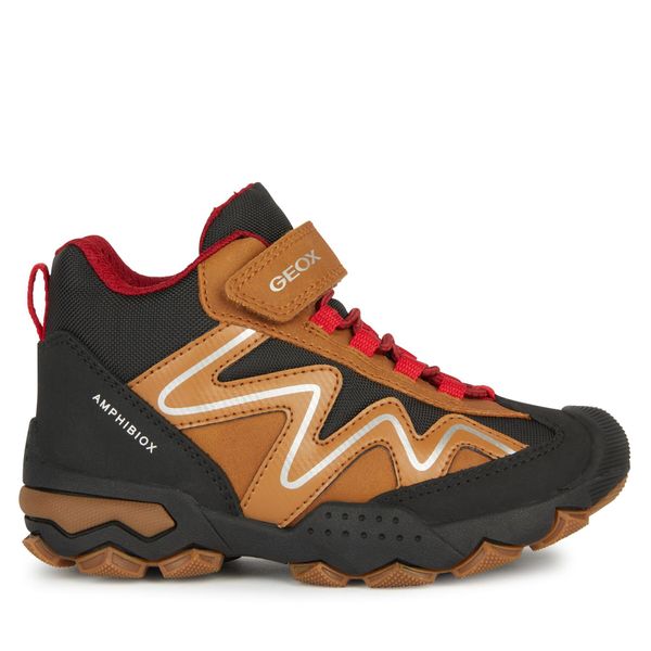 Geox Čizme za snijeg Geox J Buller Boy B Abx J369WA 0MEFU C6N7V D Cognac/Red