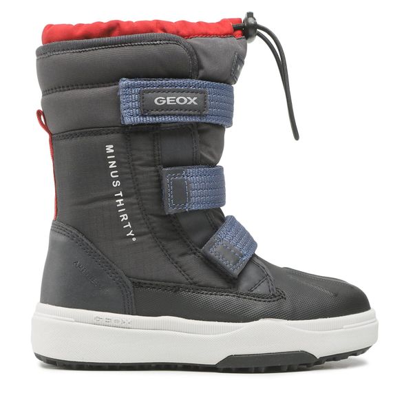 Geox Čizme za snijeg Geox J Bunshee Pg B Abx B J26D8B 0FUME C0735 S Navy/Red