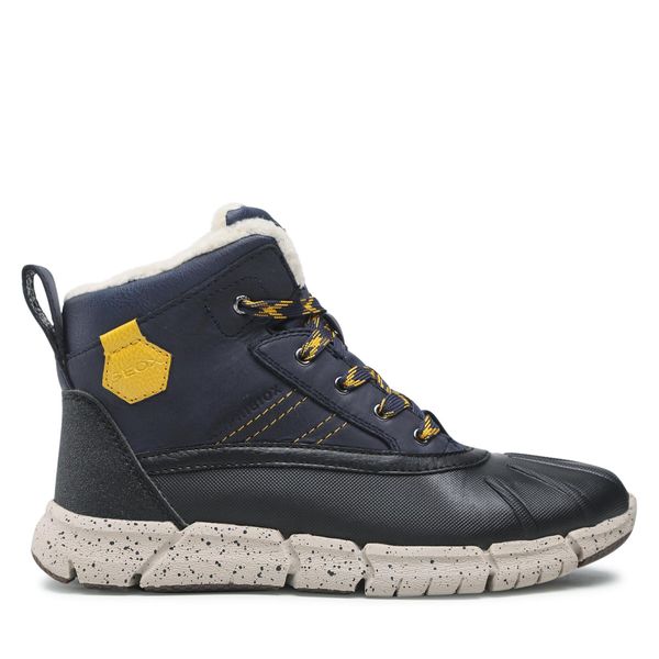 Geox Čizme za snijeg Geox J Flexyper B.B Abx D J049XD 0CL54 C0657 D Navy/Yellow