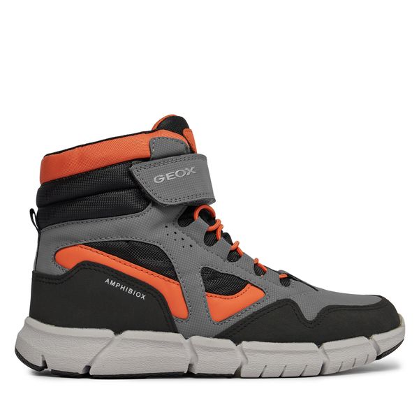 Geox Čizme za snijeg Geox J Flexyper Boy B Abx J369XB 0CEFU C0036 S Grey/Orange
