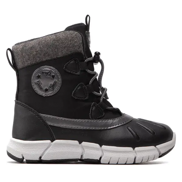 Geox Čizme za snijeg Geox J Flexyper G.B Abx A J26APA 054FU C9999 S Crna