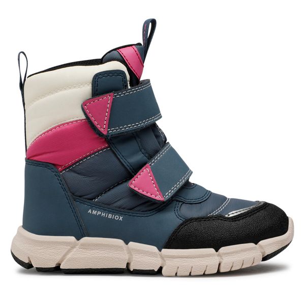 Geox Čizme za snijeg Geox J Flexyper G.B Abx B J16APB 0FU50 C4117 S Avio/Fuchsia