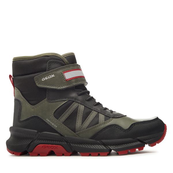 Geox Čizme za snijeg Geox J Flexyper Plus Boy J36LCD 0MEFU C3267 D Military/Red