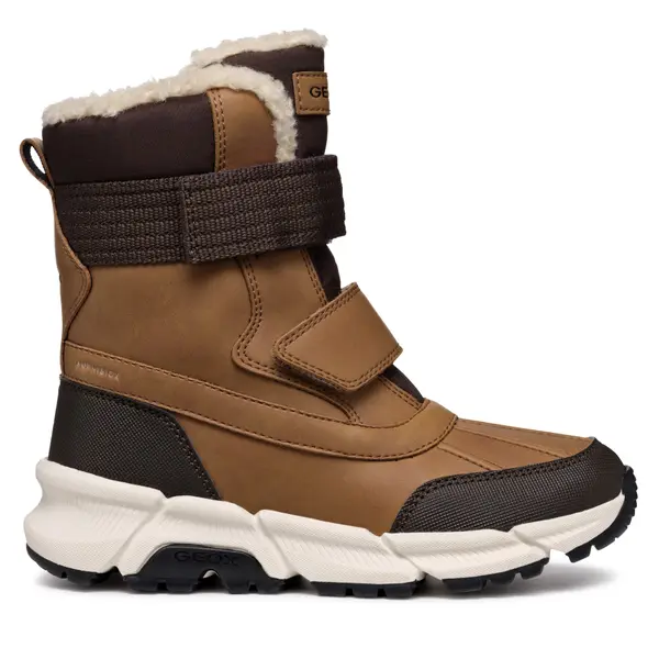 Geox Čizme za snijeg Geox J Flexyper Plus Boy J46LCF 0MEFU C6780 M Smeđa