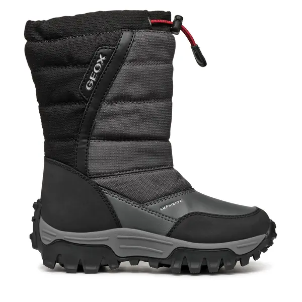 Geox Čizme za snijeg Geox J Himalaya Boy B Abx J26FRA 0FU54 C9211 M Siva