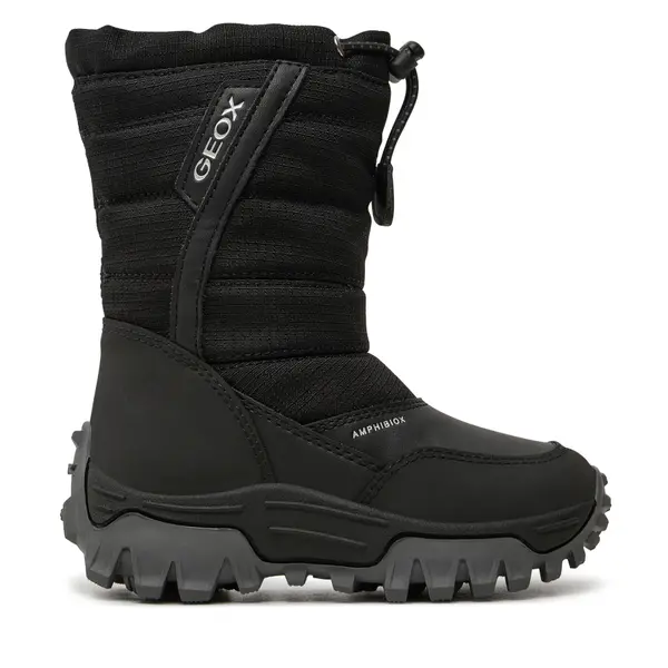 Geox Čizme za snijeg Geox J Himalaya Boy B Abx J26FRA 0FU54 C9999 M Crna