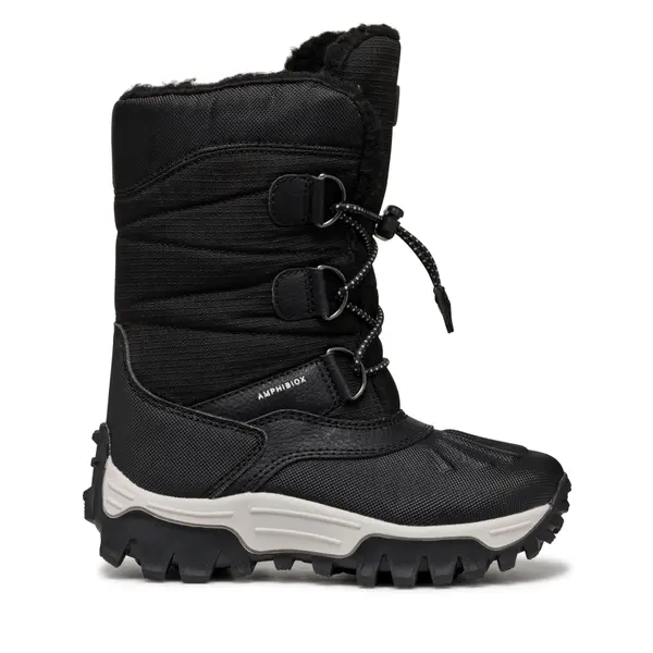 Geox Čizme za snijeg Geox J Himalaya Boy B Abx J46FRA 0FU50 C9999 D Crna