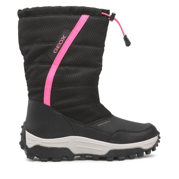 Geox Čizme za snijeg Geox J Himalaya G.B Abx A J26FTA 0FU50 C0922 D Black/Fuchsia