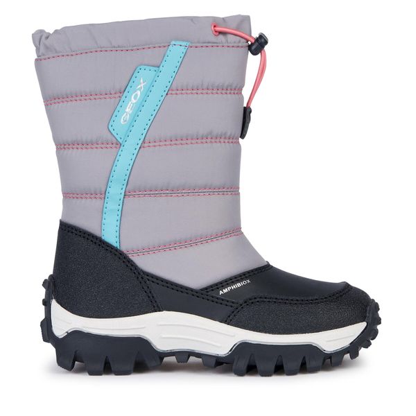 Geox Čizme za snijeg Geox J Himalaya Girl B Ab J26FTA 0FU54 C0502 S Grey/Pink