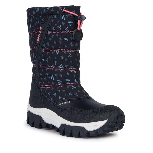 Geox Čizme za snijeg Geox J Himalaya Girl B Ab J26FTA 0MNBC C9280 S Black/Watersea