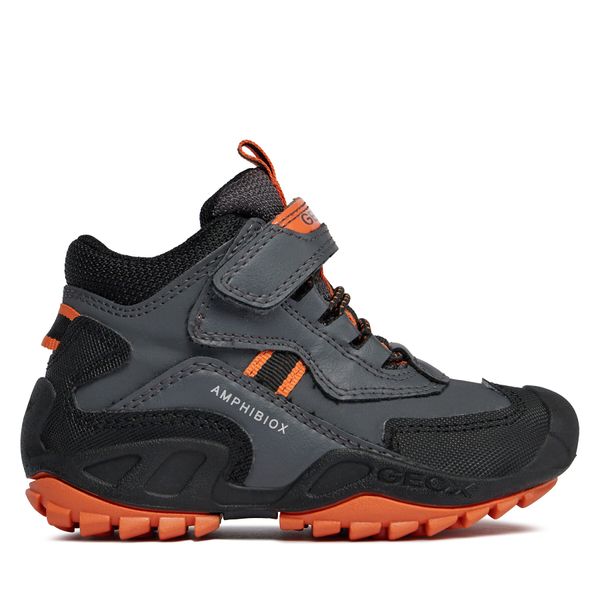 Geox Čizme za snijeg Geox J New Savage Boy B A J261WB 050BU C0904 M Dk Grey/Orange