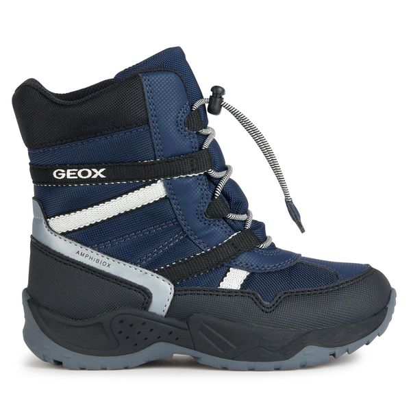 Geox Čizme za snijeg Geox J Sentiero Boy B Abx J26FSA 0FU50 C0832 M Navy/Lt Grey