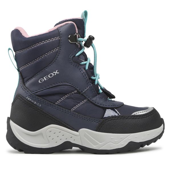 Geox Čizme za snijeg Geox J Sentiero G. B Abx A J26FVA 054FU CF44A M Navy/Aqua
