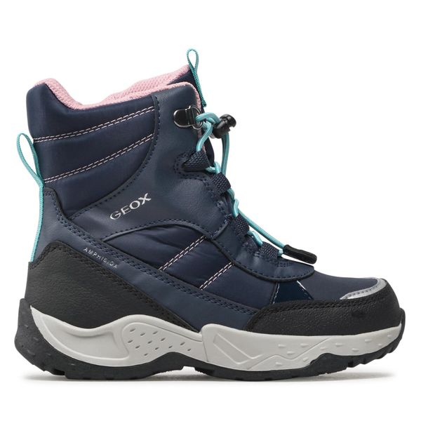 Geox Čizme za snijeg Geox J Sentiero G.B Abx A J26FVA 054FU CF44A S Navy/Aqua