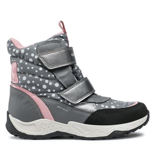 Geox Čizme za snijeg Geox J Sentiero G.B Abx C J26FVC 0MNNF C1325 D Dk Grey/Rose