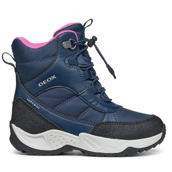 Geox Čizme za snijeg Geox J Sentiero Girl B Ab J36FVB 054FU C4268 S Navy/Fuchsia