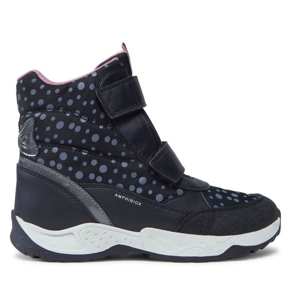 Geox Čizme za snijeg Geox J Sentiero Girl B Ab J36FVC 0MNNF C9244 D Black/Dk Silver