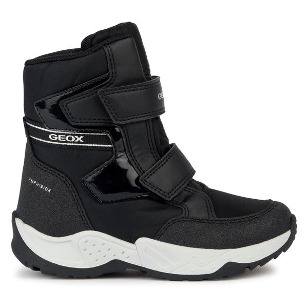 Geox Čizme za snijeg Geox J Sentiero Girl B Ab J36FVD 0FU54 C9999 M Black