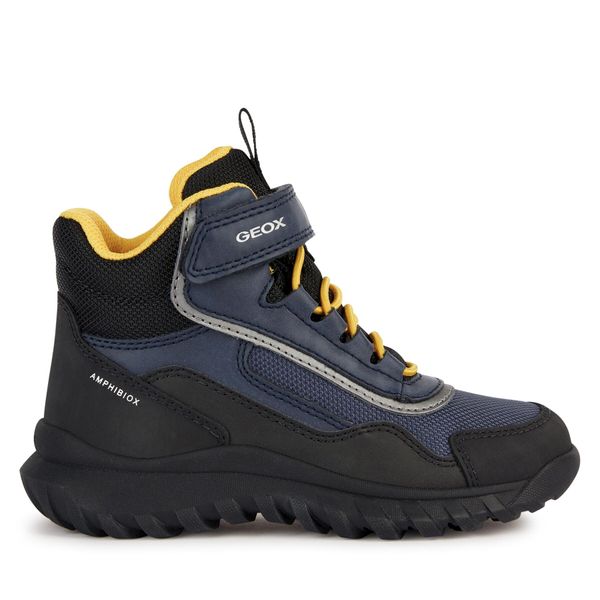 Geox Čizme za snijeg Geox J Simbyos Boy B Abx J36L0A 0MEFU C0657 M Navy/Yellow