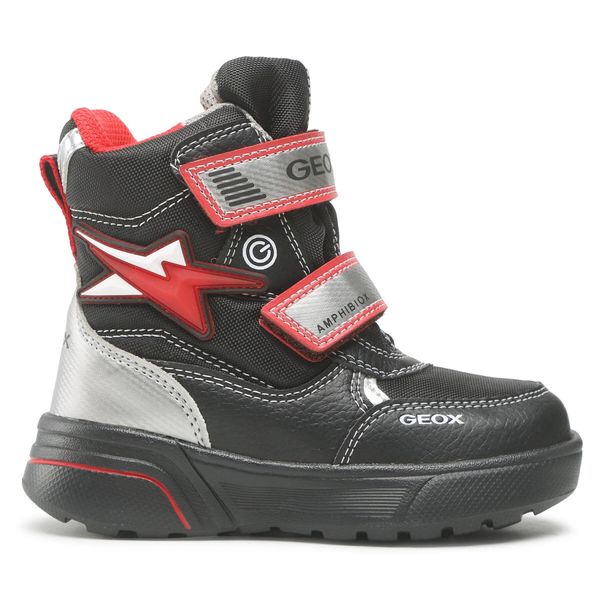 Geox Čizme za snijeg Geox J Sveggen B. B Abx C J267UC 0FUFE C0048 M Black/Red