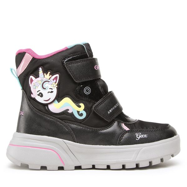 Geox Čizme za snijeg Geox J Sveggen G.B Abx A 268AA 0FUNF C9240 DD Black/Multicolor