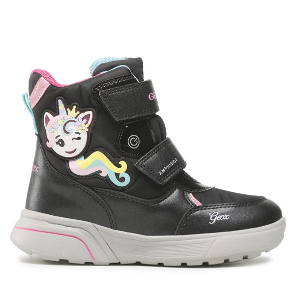 Geox Čizme za snijeg Geox J Sveggen G.B Abx A J268AA 0FUNF C9240 S Black/Multicolor