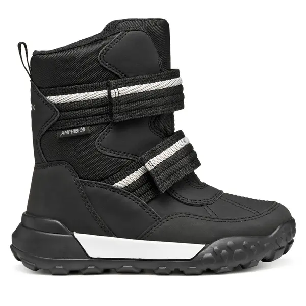 Geox Čizme za snijeg Geox J Trekkyup B Abx J56MBB 050FU C9999 D Crna